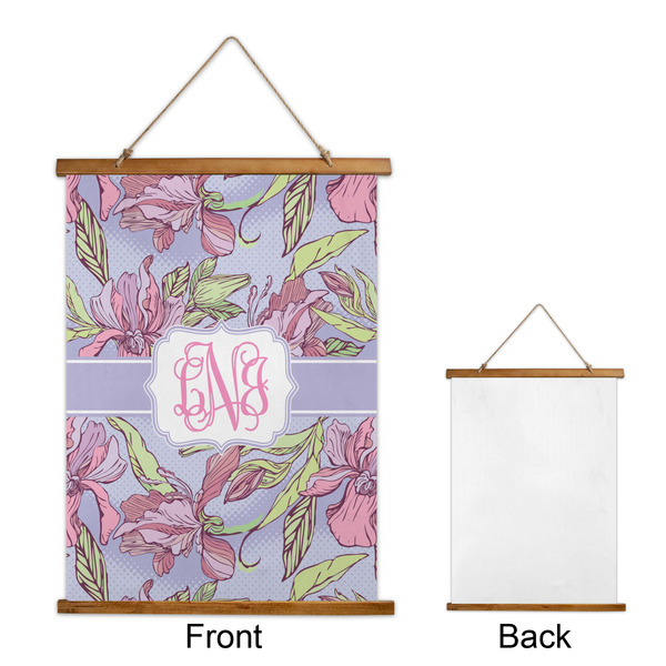 Orchids Wall Hanging Tapestry - Portrait - APPROVAL