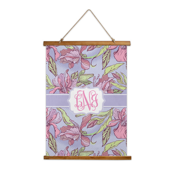 Custom Orchids Wall Hanging Tapestry - Tall (Personalized)