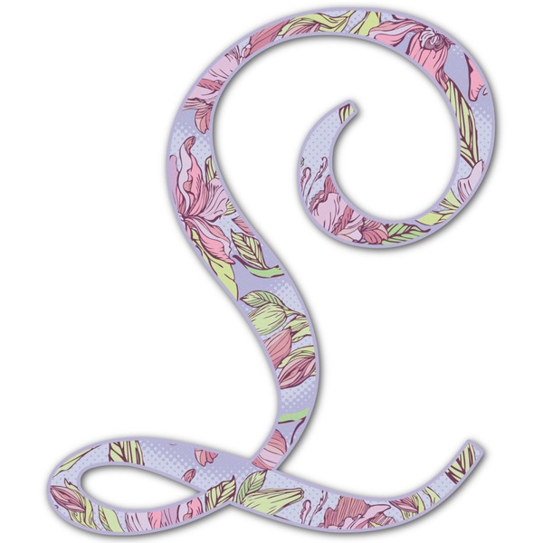 Custom Orchids Letter Decal - Small (Personalized)