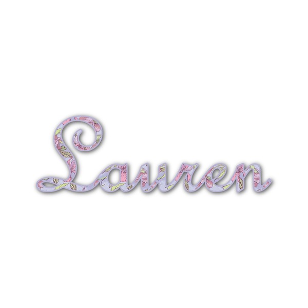 Custom Orchids Name/Text Decal - Custom Sizes (Personalized)