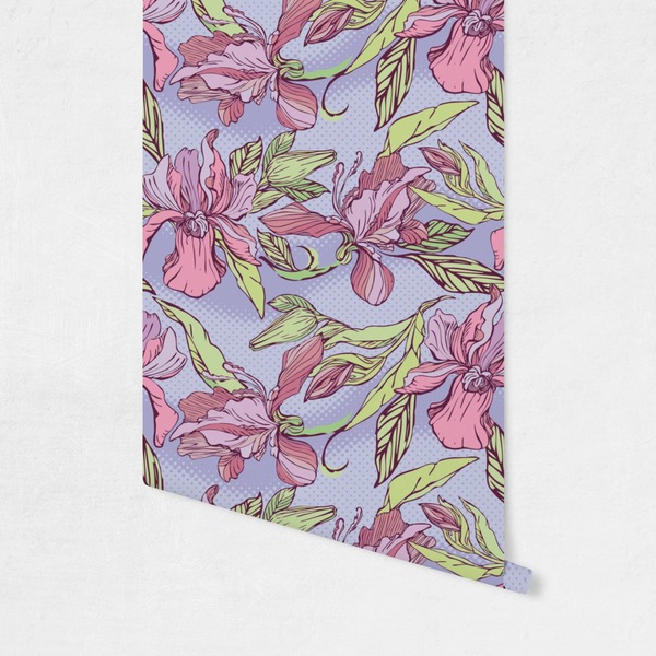 Orchids Wallpaper on Wall