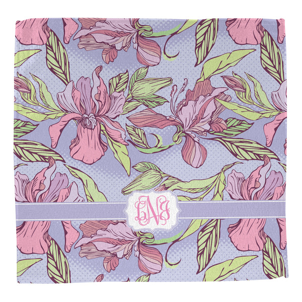 Orchids Washcloth - Front - No Soap