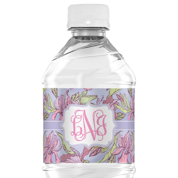 Custom Orchids Water Bottle Labels - Custom Sized (Personalized)