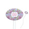 Orchids Oval Plastic Stir Sticks (Personalized)