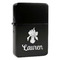 Orchids Windproof Lighters - Black - Front/Main