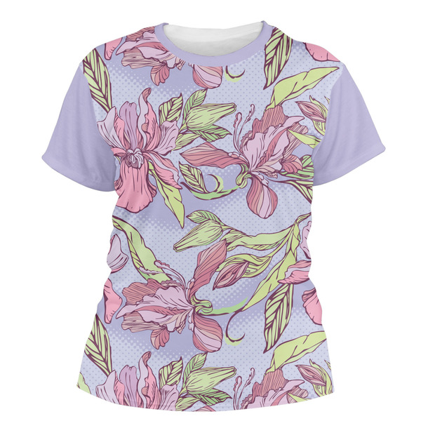 Custom Orchids Women's Crew T-Shirt - X Large