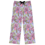 Orchids Womens Pajama Pants - L
