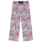 Orchids Womens Pajama Pants - XS