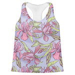 Orchids Womens Racerback Tank Top - Large
