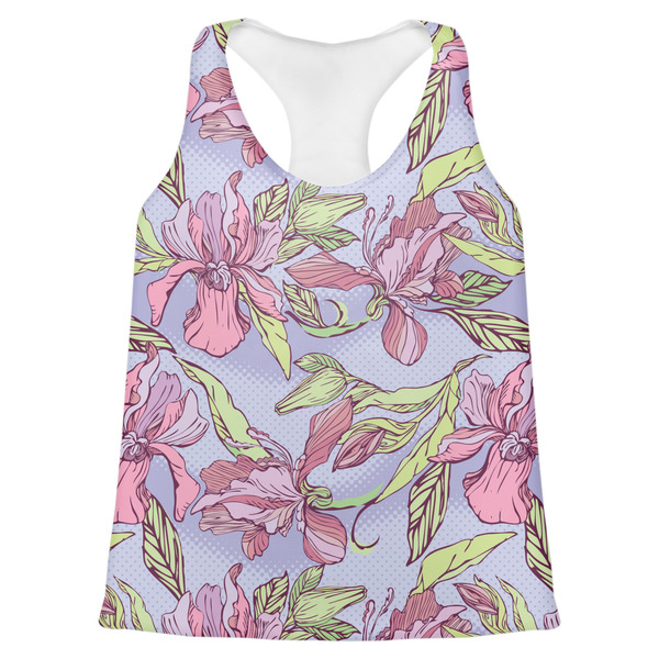 Custom Orchids Womens Racerback Tank Top - Small