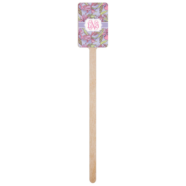 Orchids Wooden 6.25" Stir Stick - Rectangular - Single Stick