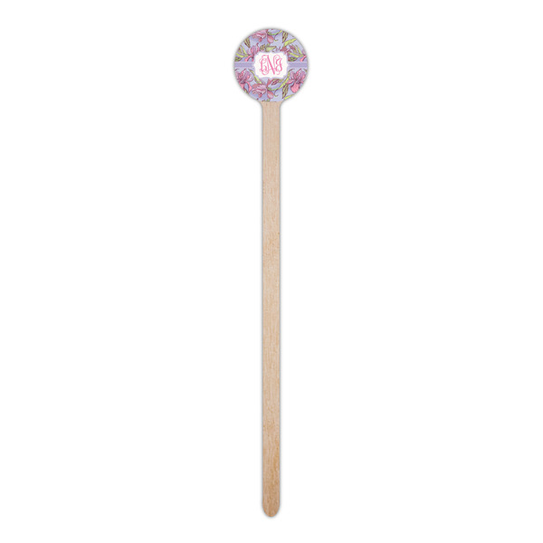 Orchids Wooden 6" Stir Stick - Round - Single Stick