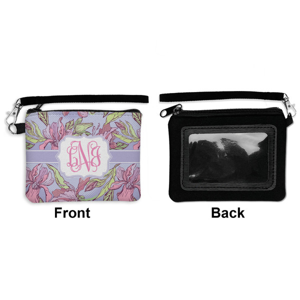 Orchids Wristlet ID Cases - Front & Back