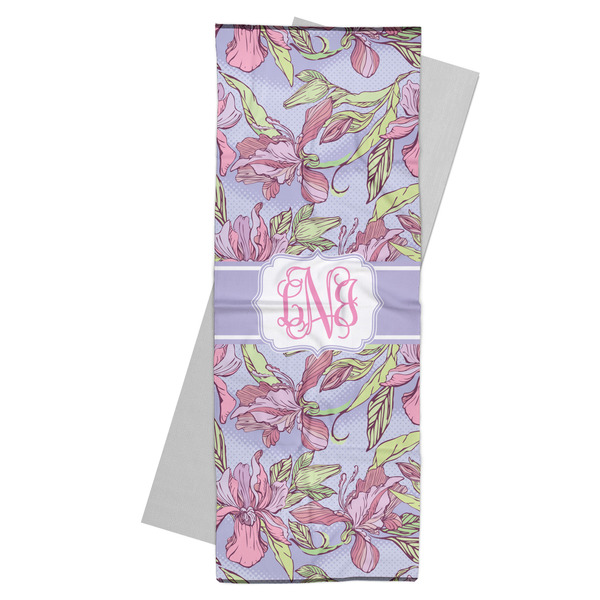 Custom Orchids Yoga Mat Towel (Personalized)