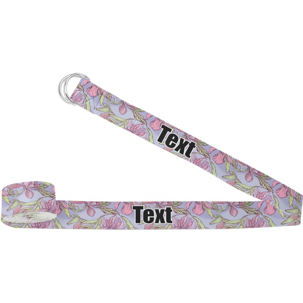 Custom Orchids Yoga Strap (Personalized)