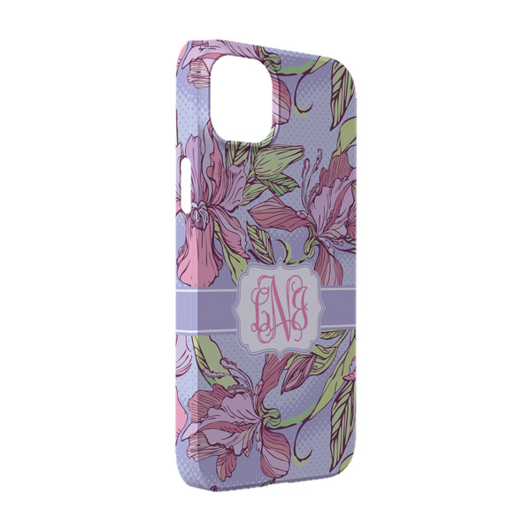 Custom Orchids iPhone Case - Plastic - iPhone 14 (Personalized)
