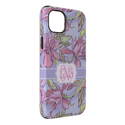 Orchids iPhone Case - Rubber Lined - iPhone 14 Plus (Personalized)