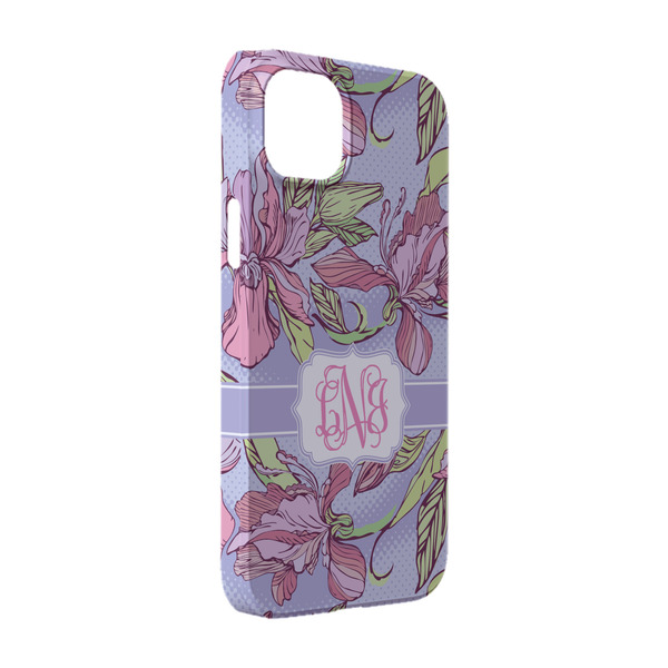 Custom Orchids iPhone Case - Plastic - iPhone 14 Pro (Personalized)