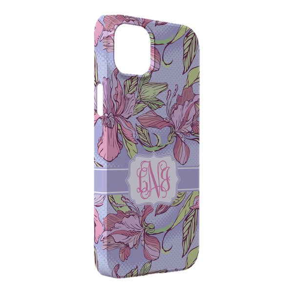 Custom Orchids iPhone Case - Plastic - iPhone 14 Pro Max (Personalized)