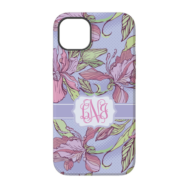 Orchids iPhone 14 Tough Case - Back