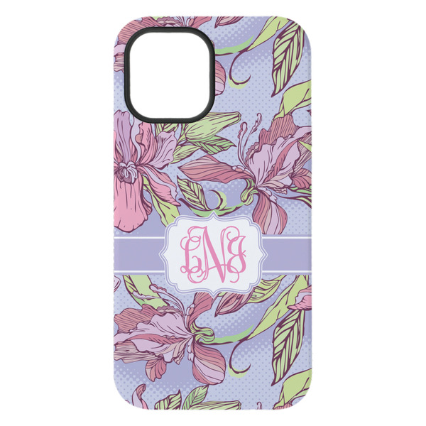 Orchids iPhone 15 Plus Tough Case - Back