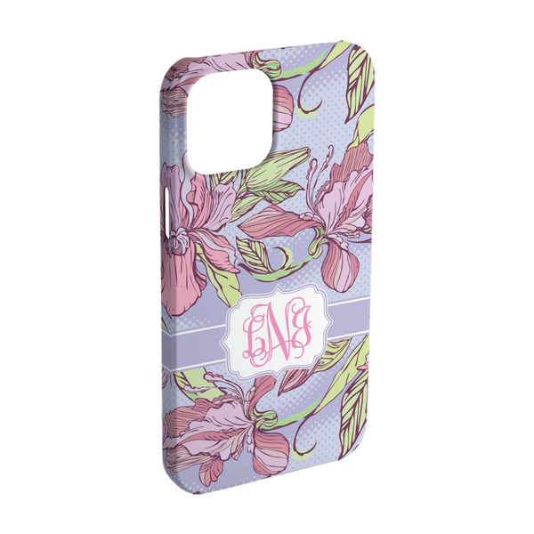 Custom Orchids iPhone Case - Plastic - iPhone 15 Pro (Personalized)