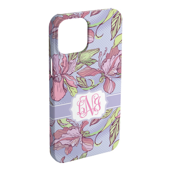 Custom Orchids iPhone Case - Plastic (Personalized)