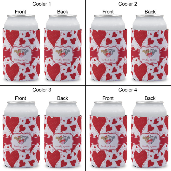 Cute Raccoon Couple Can Sleeve (Approval)