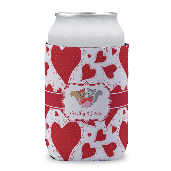 Cute Raccoon Couple Can Sleeve