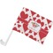 Cute Squirrel Couple Car Flag - Small w/ Couple's Names
