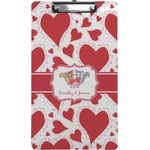 Cute Raccoon Couple Clipboard (Legal Size) (Personalized)