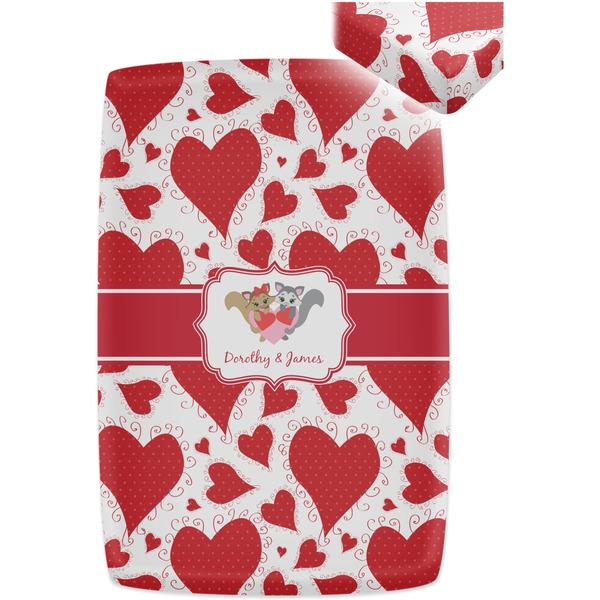 Cute Raccoon Couple Crib Fitted Sheet - Apvl