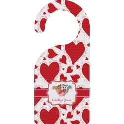 Cute Raccoon Couple Door Hanger (Personalized)