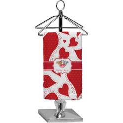 Cute Raccoon Couple Finger Tip Towel - Full Print (Personalized)