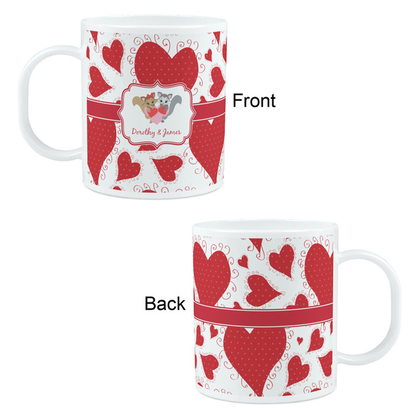 Cute Raccoon Couple Kid's Mug - Apvl