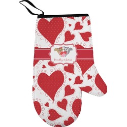 Cute Squirrel Couple Oven Mitt (Personalized)