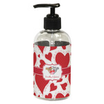 Cute Squirrel Couple Plastic Soap / Lotion Dispenser (8 oz - Small - Black) (Personalized)