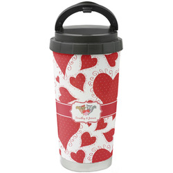 Cute Squirrel Couple Stainless Steel Coffee Tumbler (Personalized)