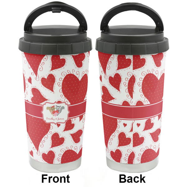 Cute Raccoon Couple Stainless Steel Travel Cup - Apvl