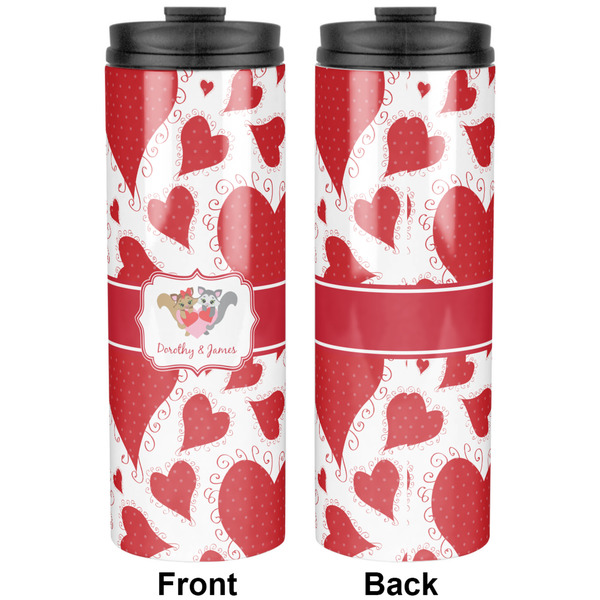 Cute Raccoon Couple Stainless Steel Tumbler - Apvl