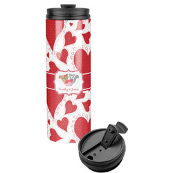 Cute Squirrel Couple Stainless Steel Skinny Tumbler (Personalized)