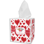 Cute Raccoon Couple Tissue Box Cover (Personalized)