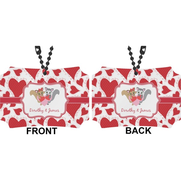 Cute Racoon Couple Car Ornament - Berlin (Approval)