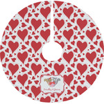 Cute Squirrel Couple Tree Skirt (Personalized)