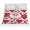 Cute Raccoon Couple Comforter - King (Personalized)