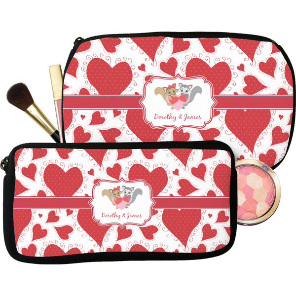 Cute Racoon Couple Makeup Kit Aggregate