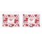 Cute Racoon Couple  Outdoor Rectangular Throw Pillow (Front and Back)