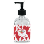 Cute Squirrel Couple Glass Soap & Lotion Bottle - Single Bottle (Personalized)