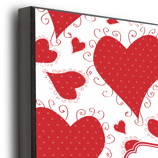 Cute Squirrel Couple 11x14 Wood Print - Closeup