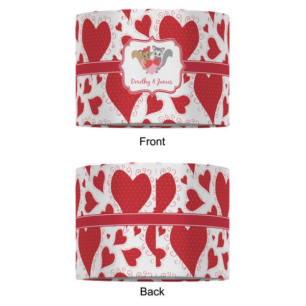 Cute Squirrel Couple 12" Drum Lampshade - APPROVAL (Fabric)